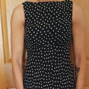 Talbots black silk dress